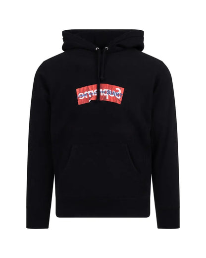 Supreme x COMME des GARÇONS SHIRT box logo black hoodie Supreme