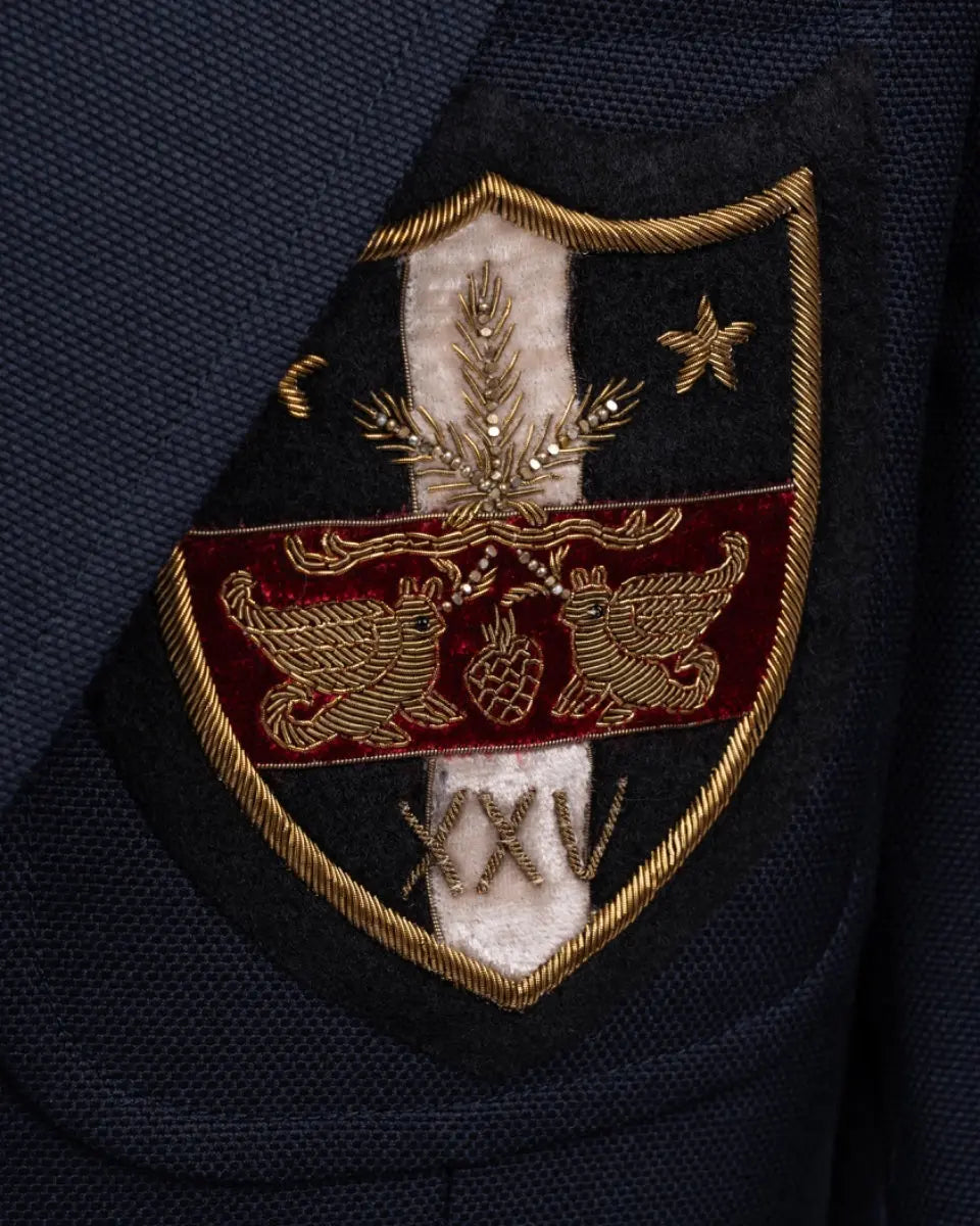 Gucci Chateau Marmont hollywood embroidered navy blazer jacket