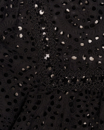 Zimmermann crotchet black mini dress Zimmermann