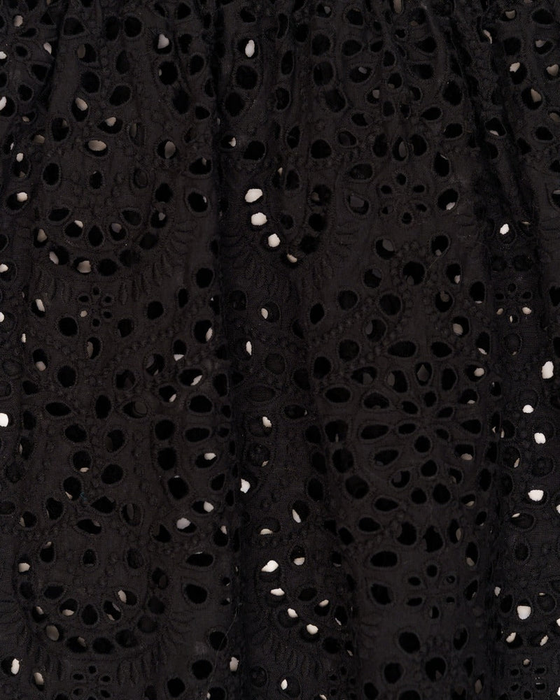 Zimmermann crotchet black mini dress thumbnail
