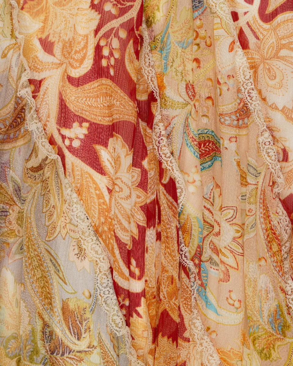 Zimmermann Floral-appliqué lace maxi dress Zimmermann